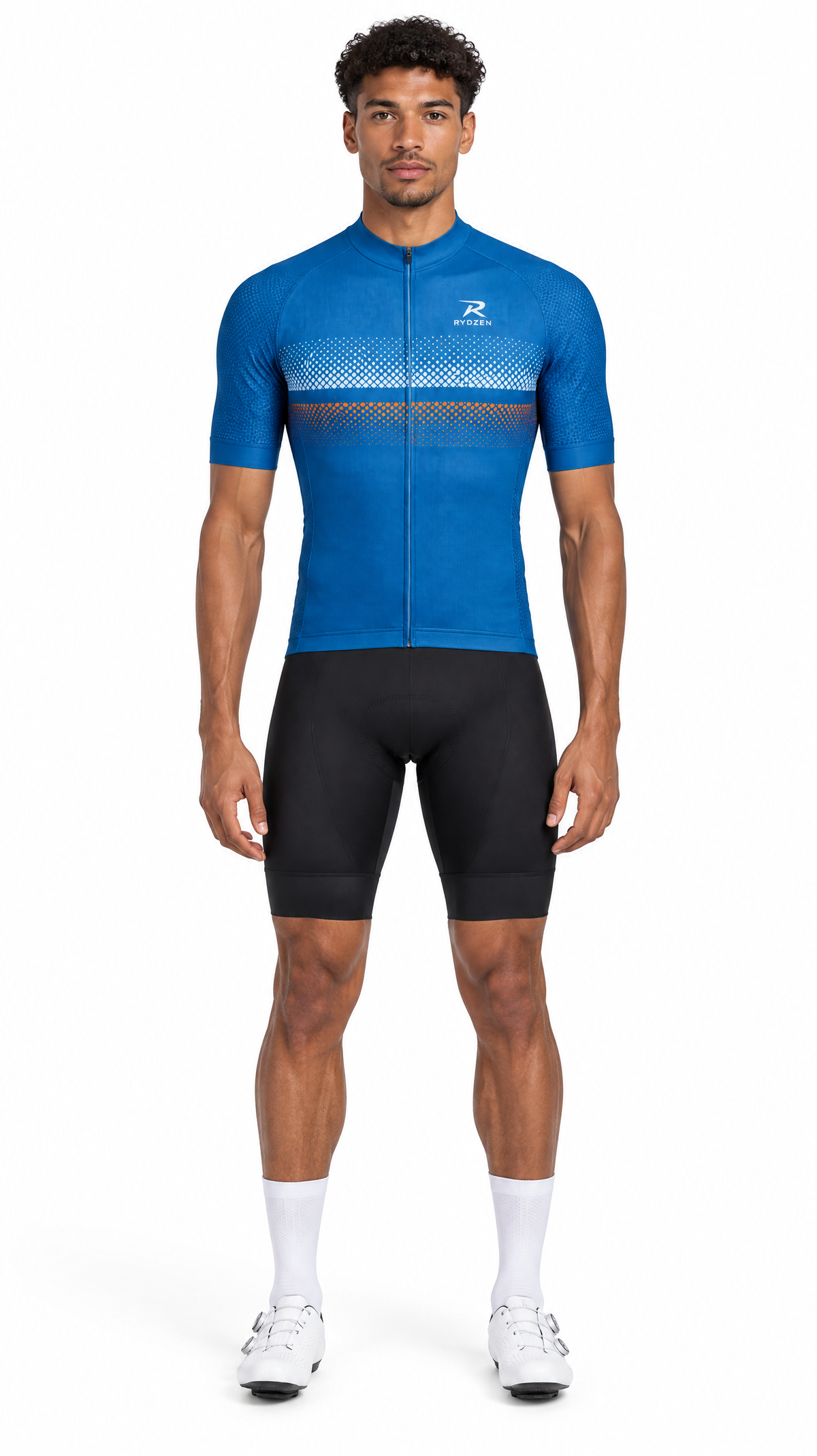 Maillot Cyclisme Homme Bleu RYDZEN Rydzen