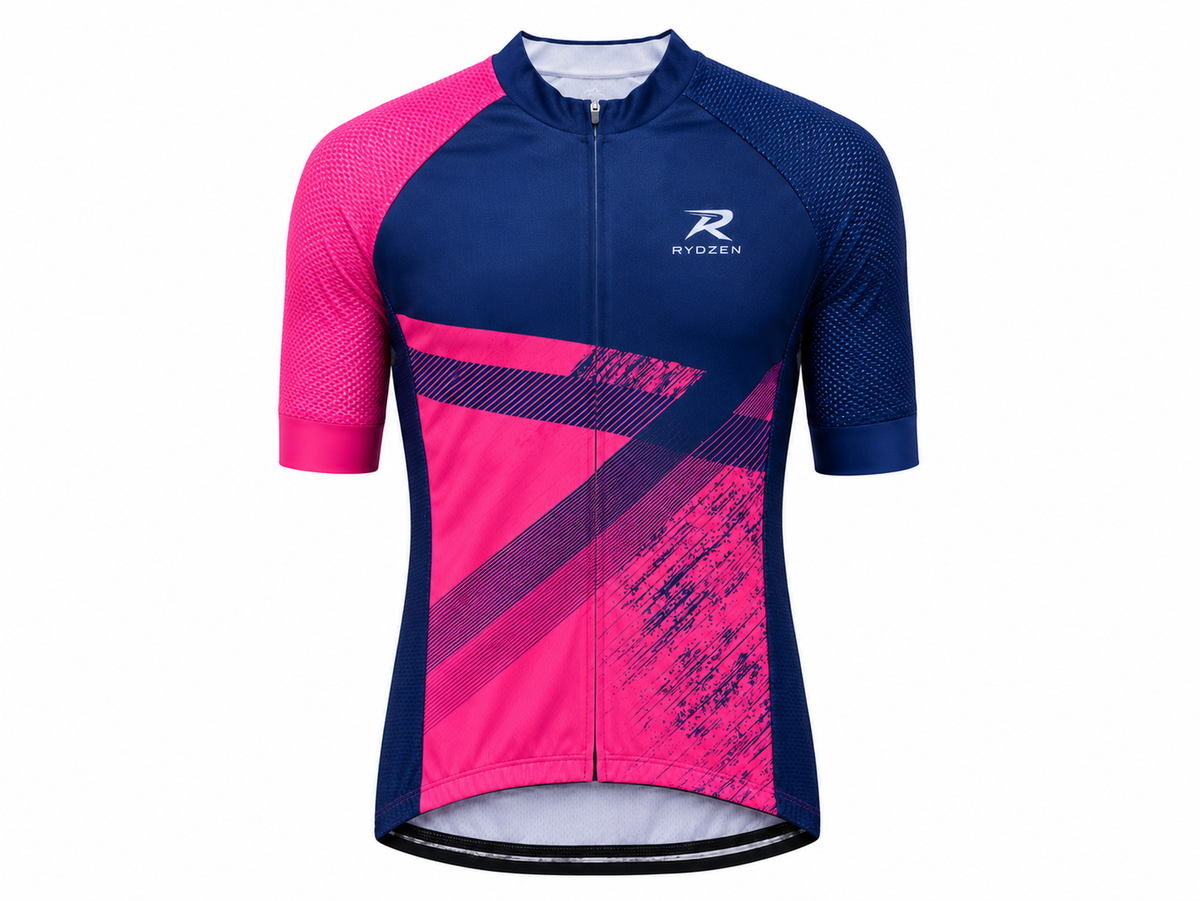Maillot Cyclisme Homme Rose RYDZEN Rydzen