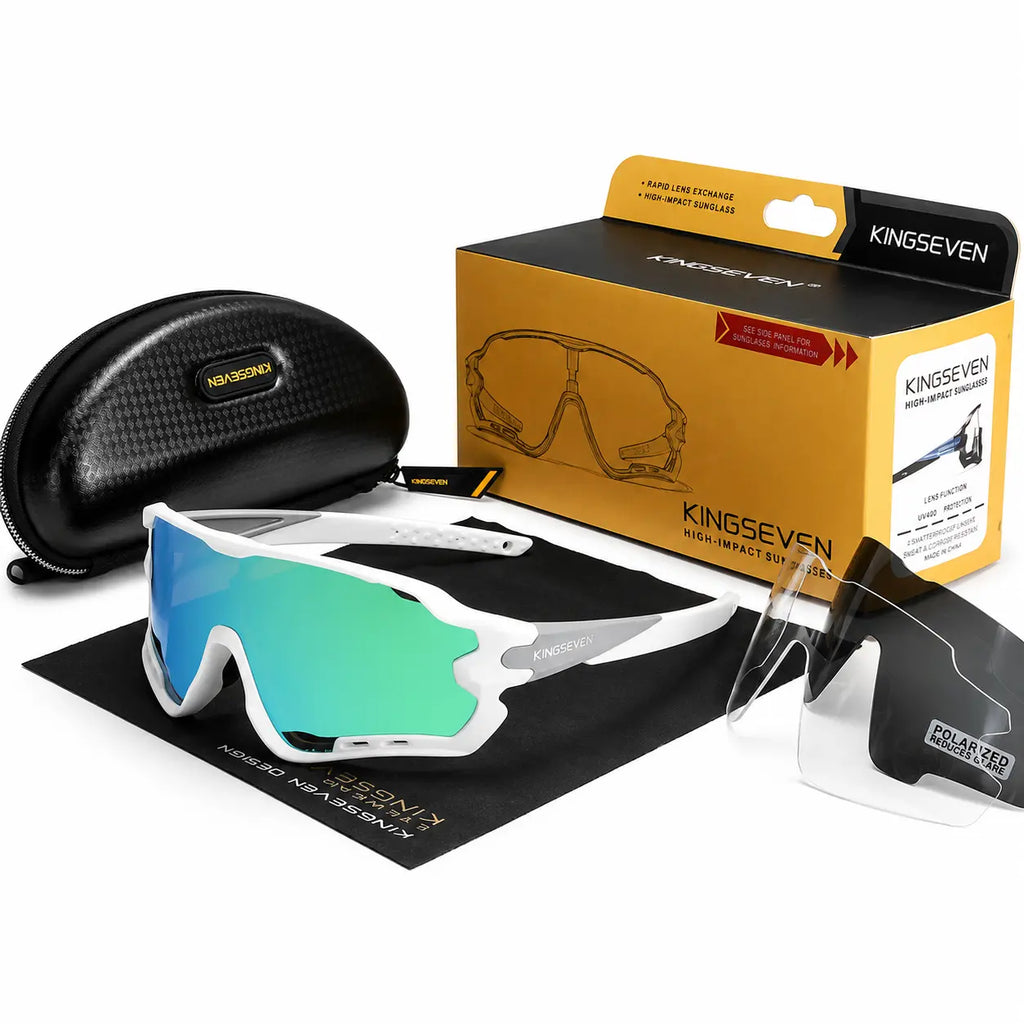 Lunettes de soleil sport KINGSEVEN LS911 - Verres polarisées UV400 Rydzen