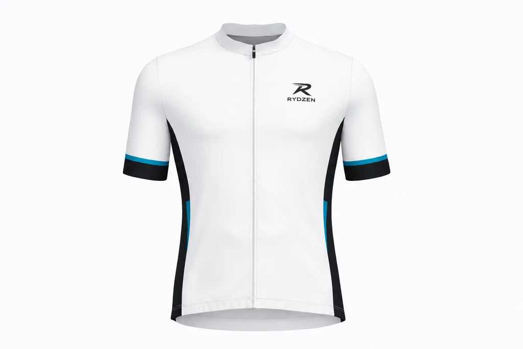 Maillot Cyclisme Homme Blanc RYDZEN Rydzen