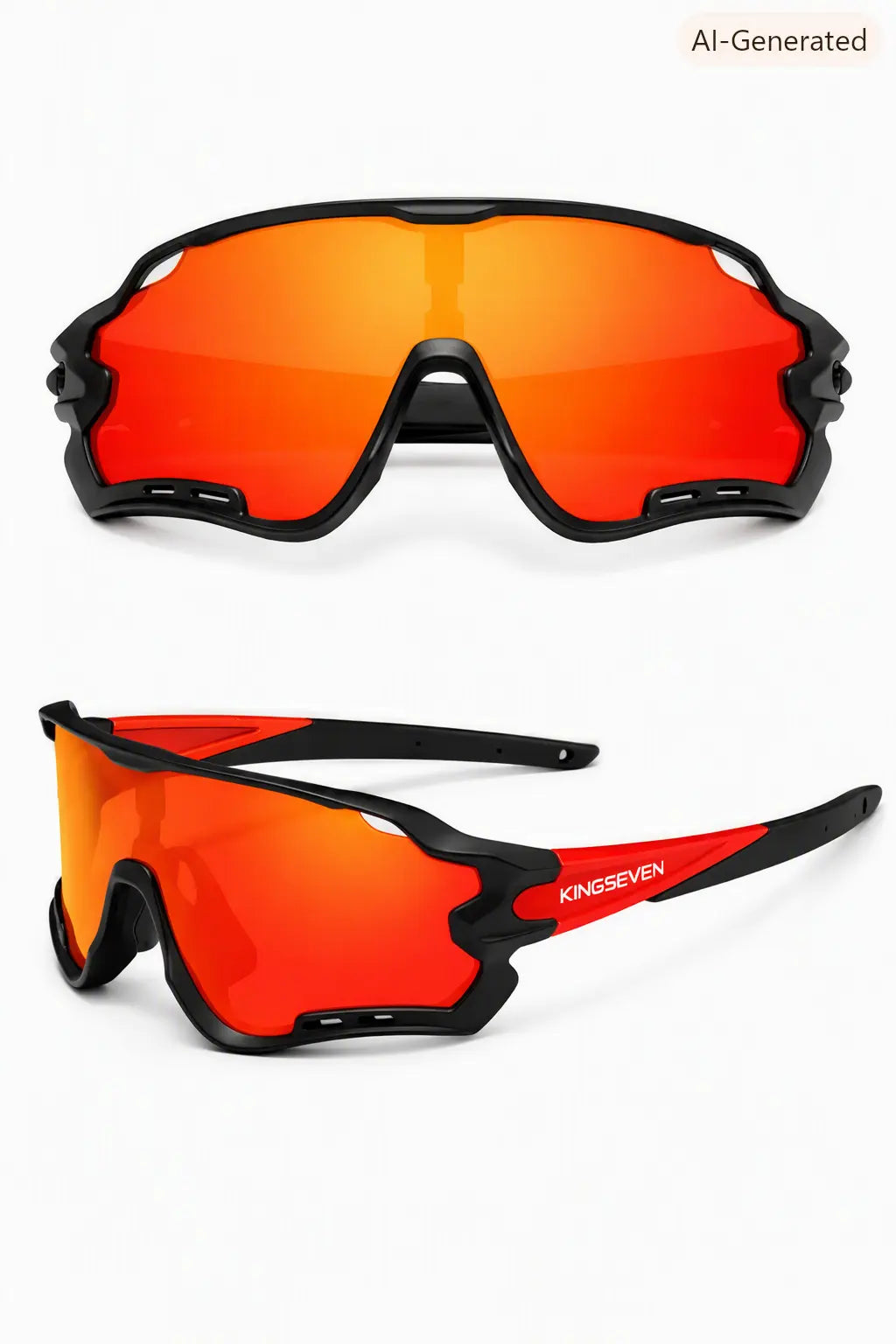 Lunettes de sport KINGSEVEN LS911 - Verres polarisés UV400 Rydzen