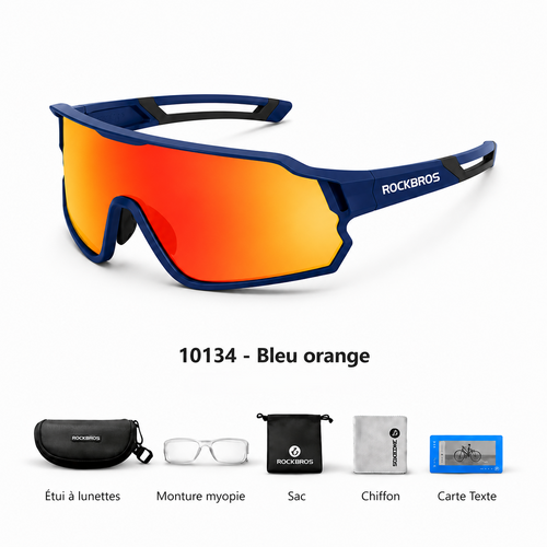Lunettes de sport ROCKBROS SP179 - Verres polarisés UV400 Rydzen