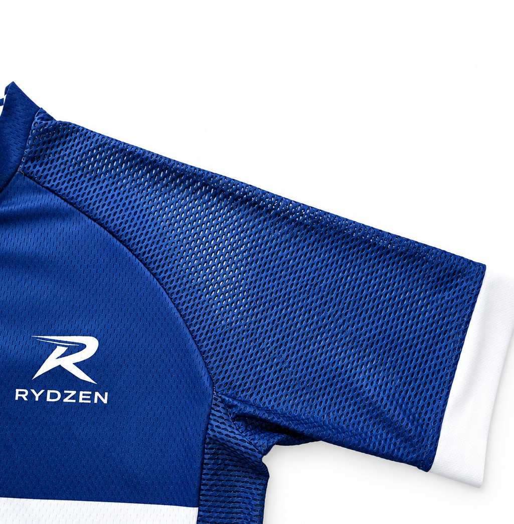 Maillot Cyclisme Homme Bleu marine RYDZEN Rydzen